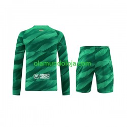 Camisola FC Barcelona Guarda-redes Criança Equipamento Primeiro 2023-2024 Manga Comprida